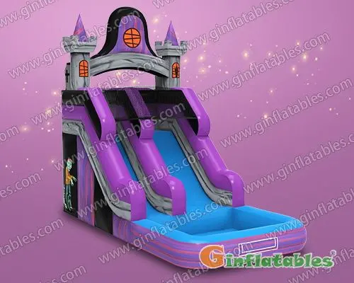 Halloween water slide