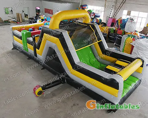 Inflatable ninja warrior course