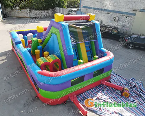 Retro Radical Run Inflatable Obstacle Course