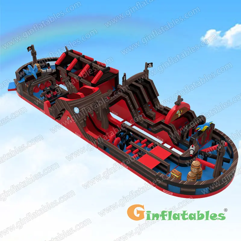 Pirate giant obstacle course