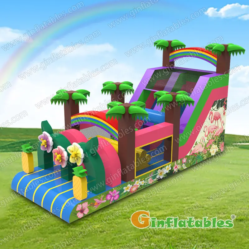 Flamingo obstacle course