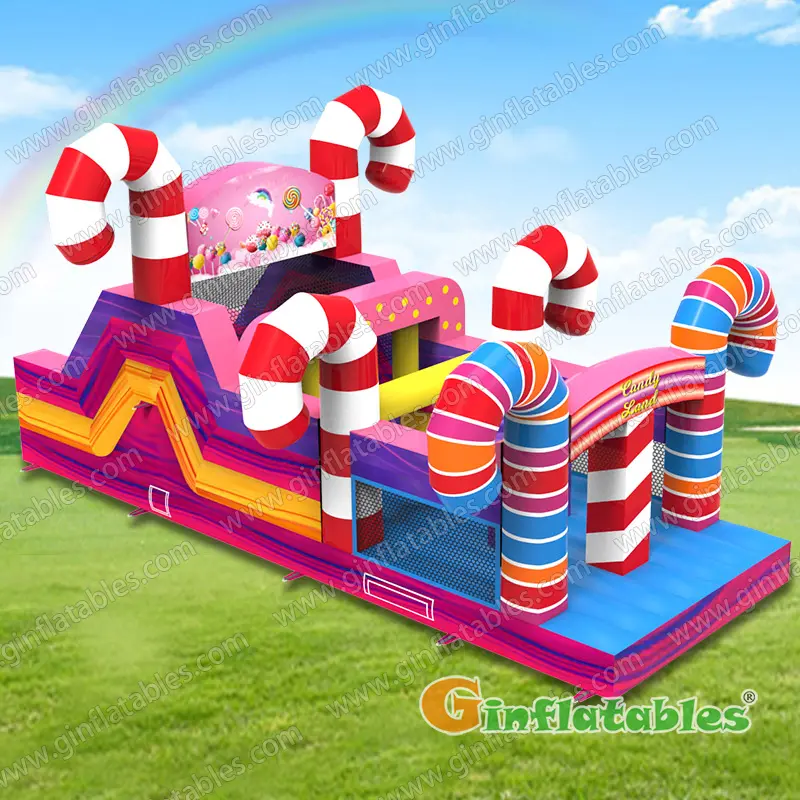 Candy obstacle course