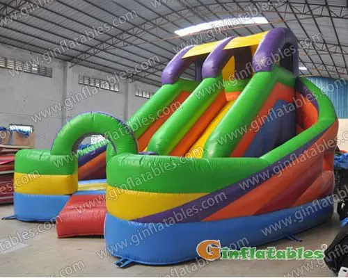 Inflatable combo obstacles