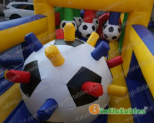 L shape football sport obstacle course