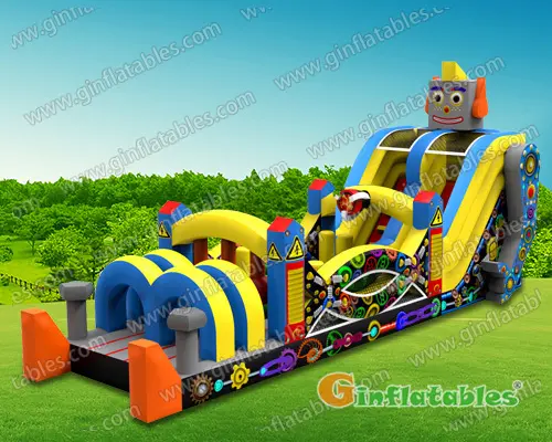 Robot Inflatable obstacle