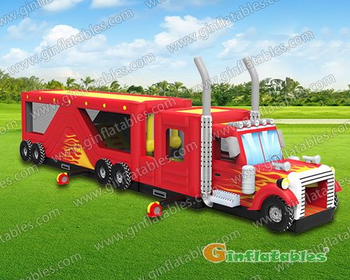 Giant truck obstacle course Giant truck obstacle course