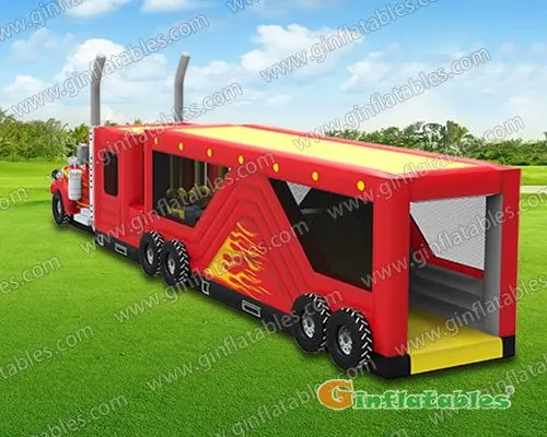 Giant truck obstacle course