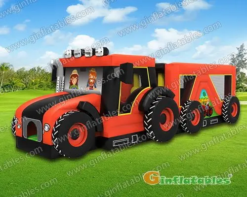 Tractor truck obstacle course