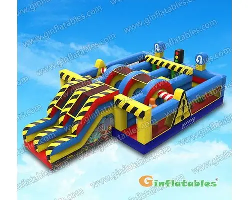 Street challenge obstacle course