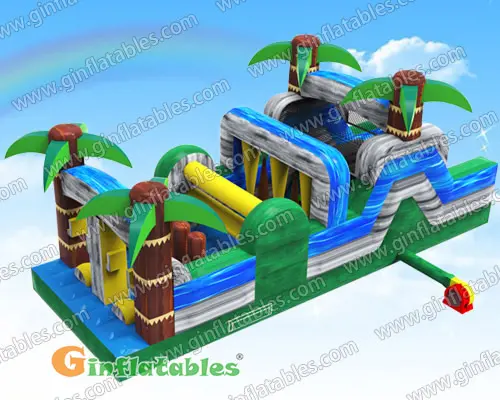 Waterfall obstacle course