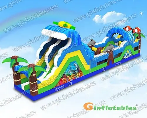 Ocean obstacle course