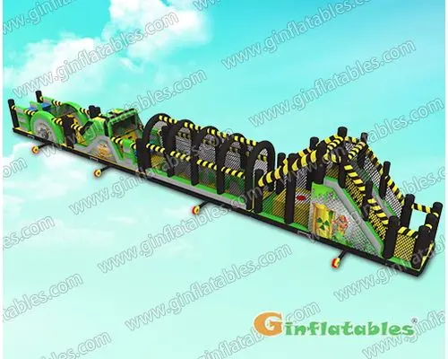 131ftL Big inflatable challenge obstacle course