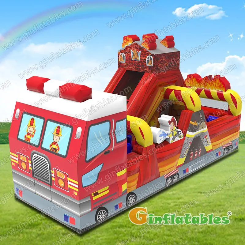 Firetruck obstacle course