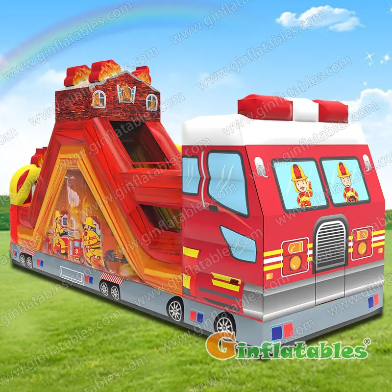 Firetruck obstacle course