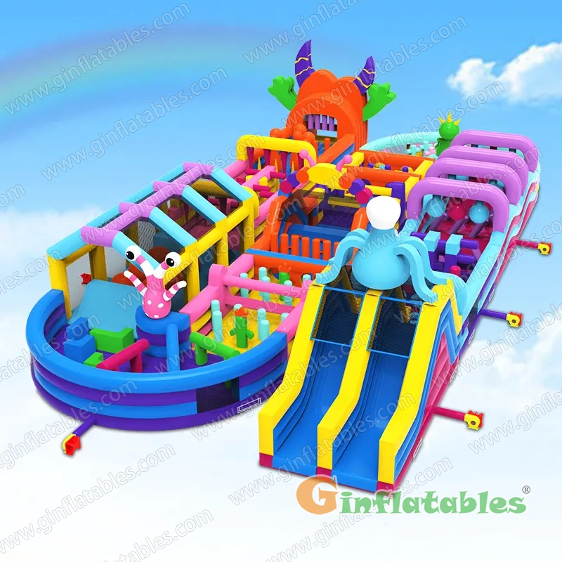  Monster Giant Multi-Obstacle Run