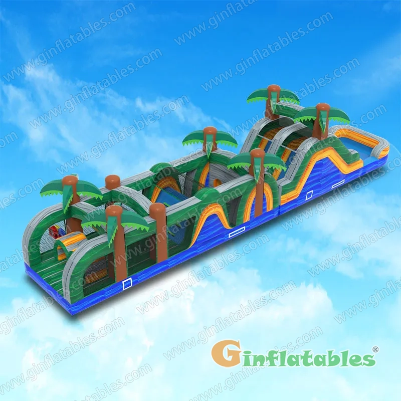 Waterfall obstacle course