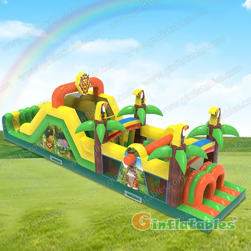 Forest animals obstacle course