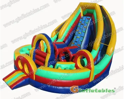 30ftl Dual Lane Inflatable Obstacle