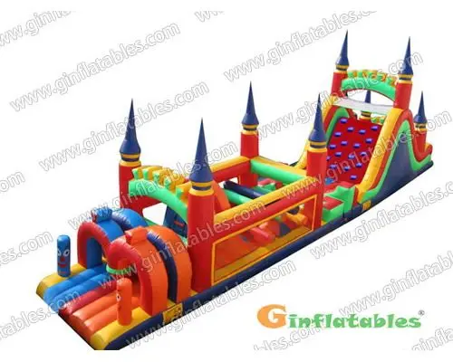 61 ft L Big Castle Obstacle Course