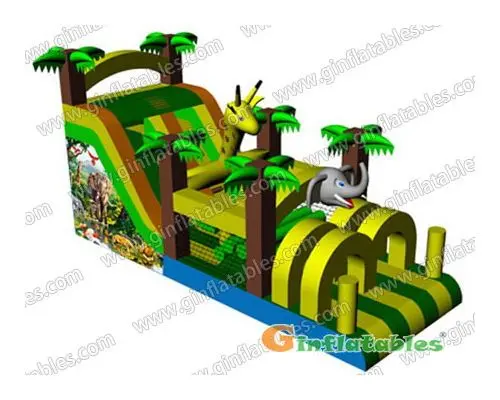 Inflatable Jungle obstacles