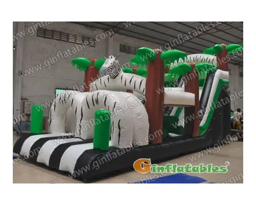Zebra in Jungle obstacle