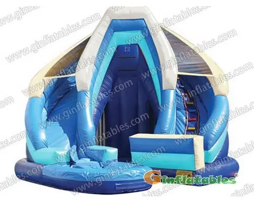 23 ft Inflatable blue king slide