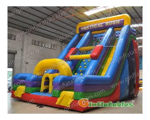 Inflatable vertical rush