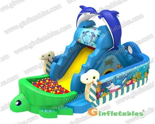 Under the sea slide inflatable