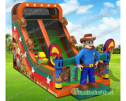 Western cowboy slide
