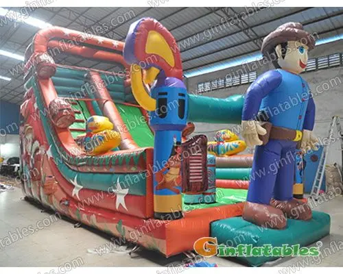 Western cowboy slide