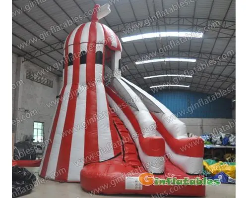 Inflatable Helter Skelter Slide