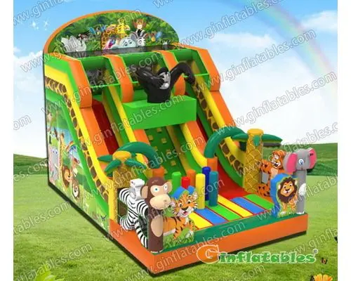 Inflatable Jungle slide
