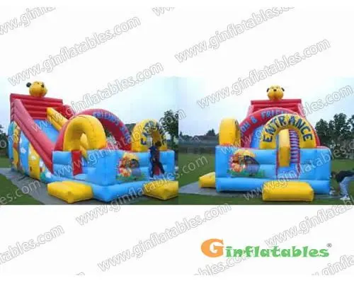 Inflatable bear slides on sale