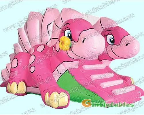 Inflatable daisy dino slides