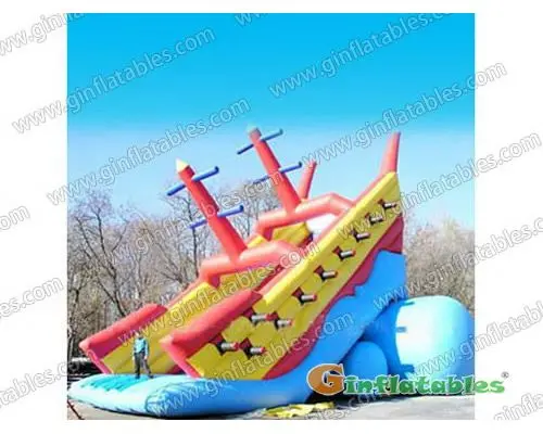 20ftH Inflatable boat slide