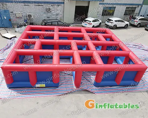 Inflatable maze