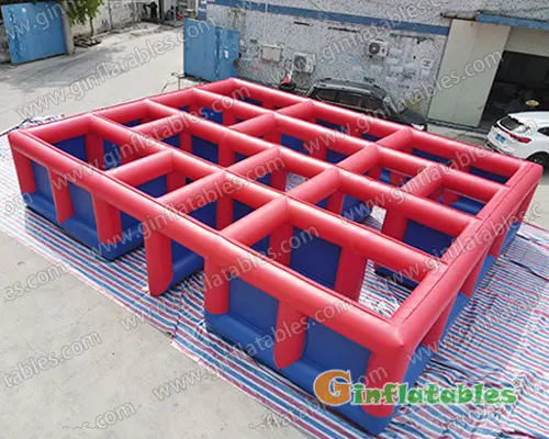 Inflatable maze