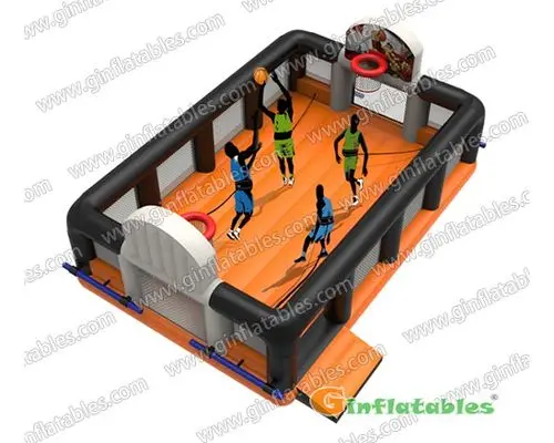 29.5ft L Bungee basketballs interactive games