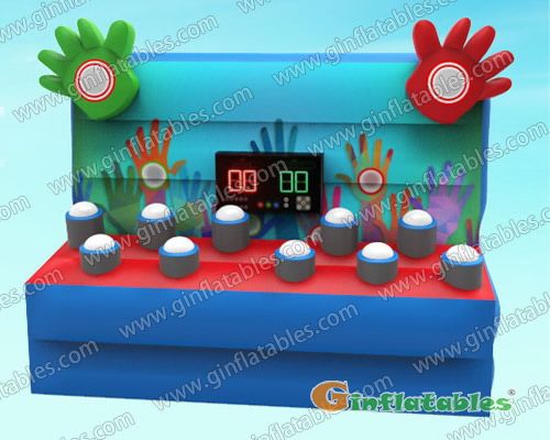 Whack a mole with interactive play system