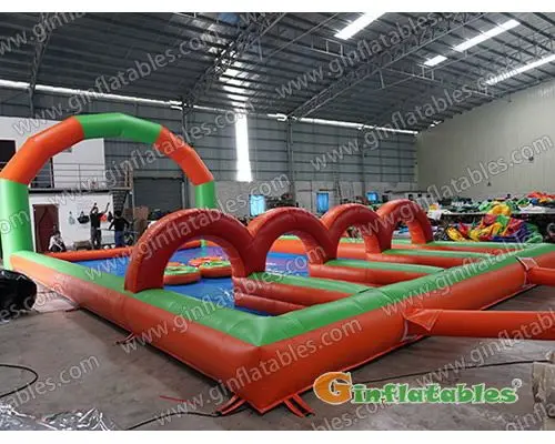 HUMAN SHUFFLEBOARD