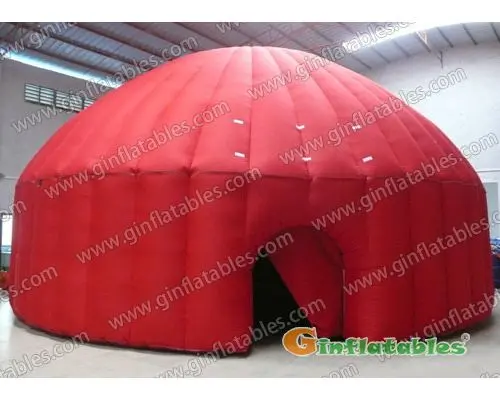 Inflatable Red Dome Tent