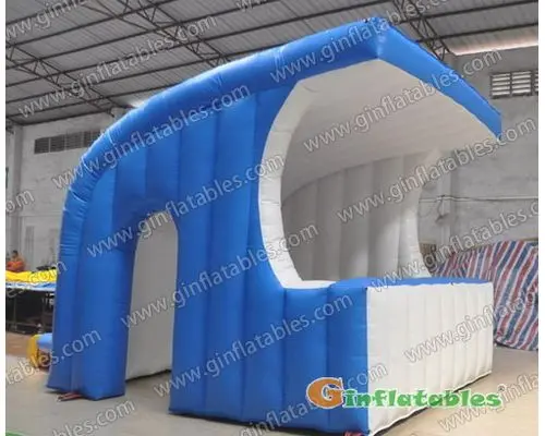 Inflatable booth