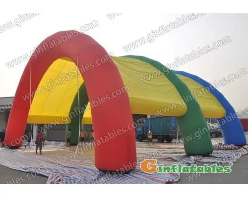 Inflatable tent