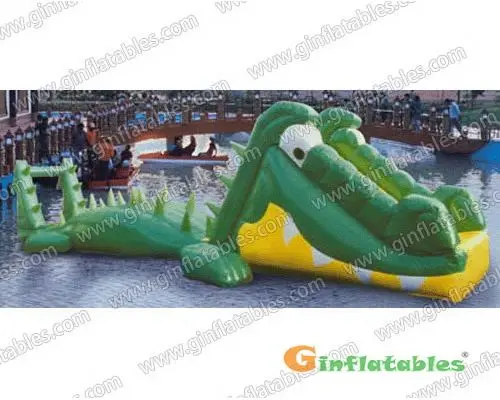 10ftW x 10ftH Alligator Water Slide