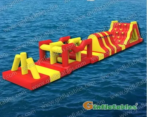 Water obstacle course