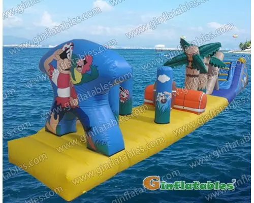 59 ft Big Cartoon Funland Inflatable Water Games
