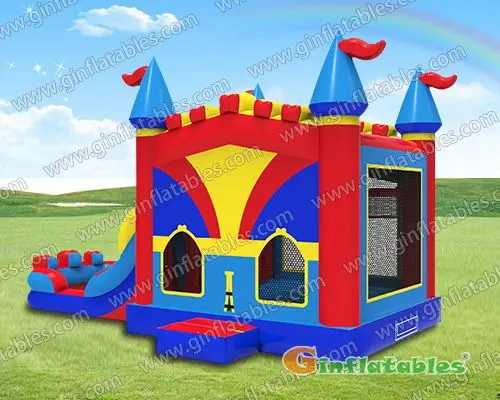 16ftWx15ftH Backyard castle dual combo