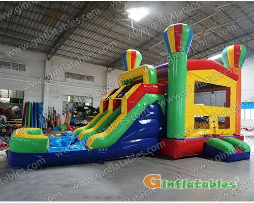 28ftL Balloon top inflatable dual combo