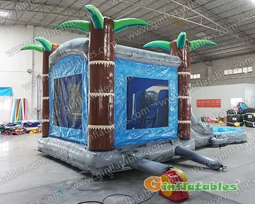Palm trees front loader combo