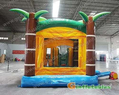 Palm trees front loader combo